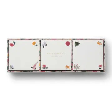 Rifle Paper Dahlia Notepad Trio