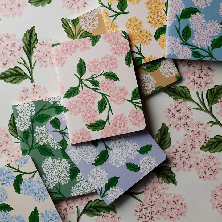 Rifle Paper Hydrangea Pocket Notebook Set