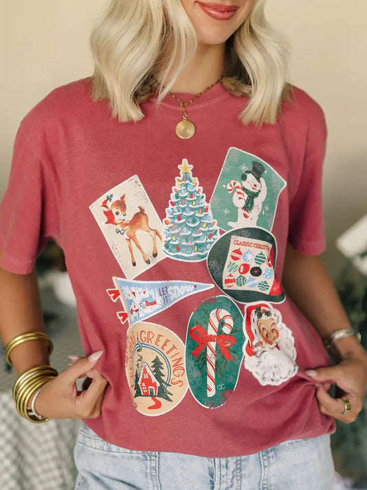 90's Vintage Stickers Tee