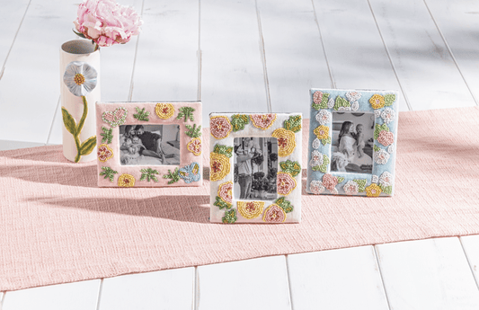 Floral Beaded Frame
