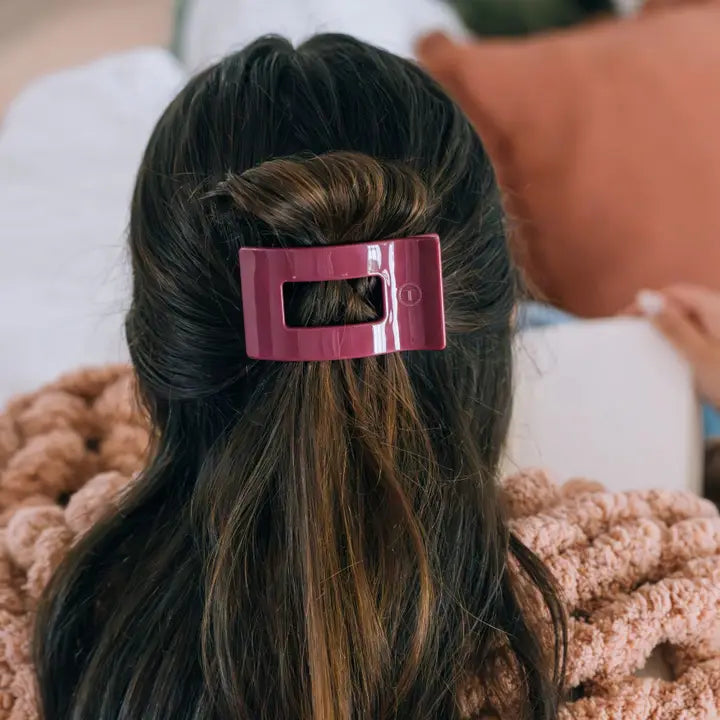 Teleties Flat Rectangle Clip Medium