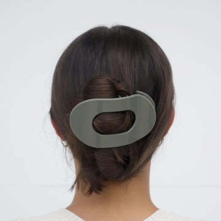 Teleties Large Flat Round Clip