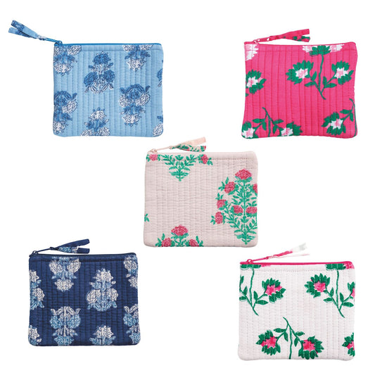 Block Print Small Zip Case