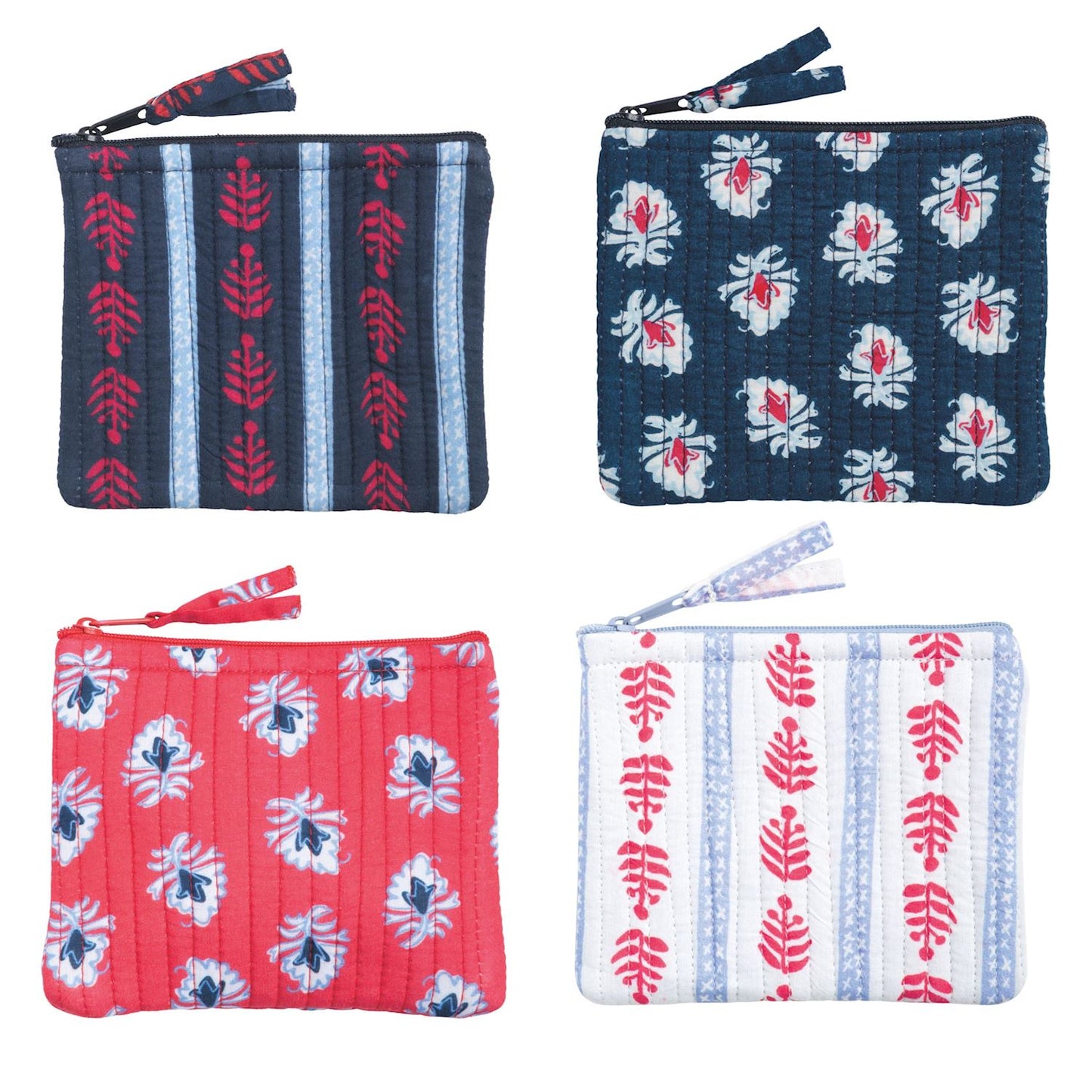 Block Print Small Zip Case