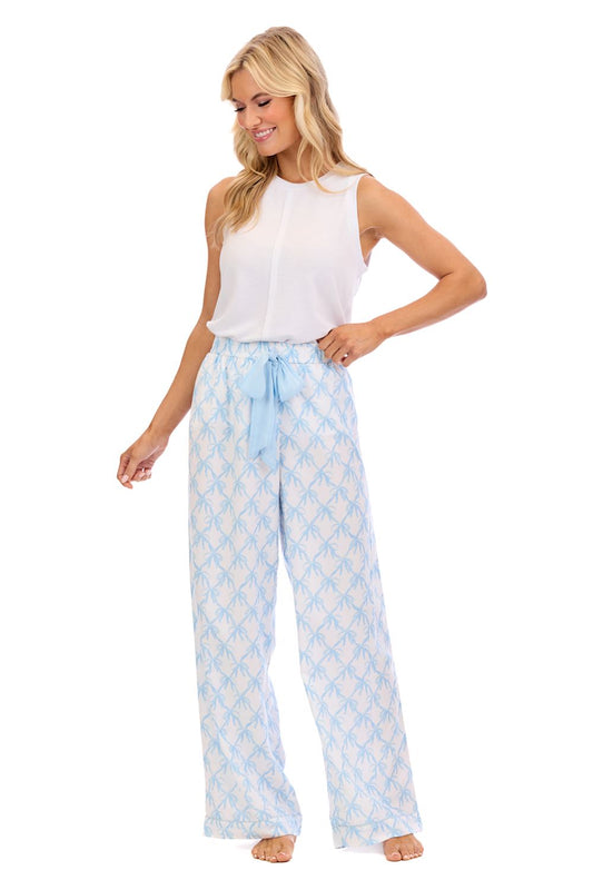 Blue Bow Pjs