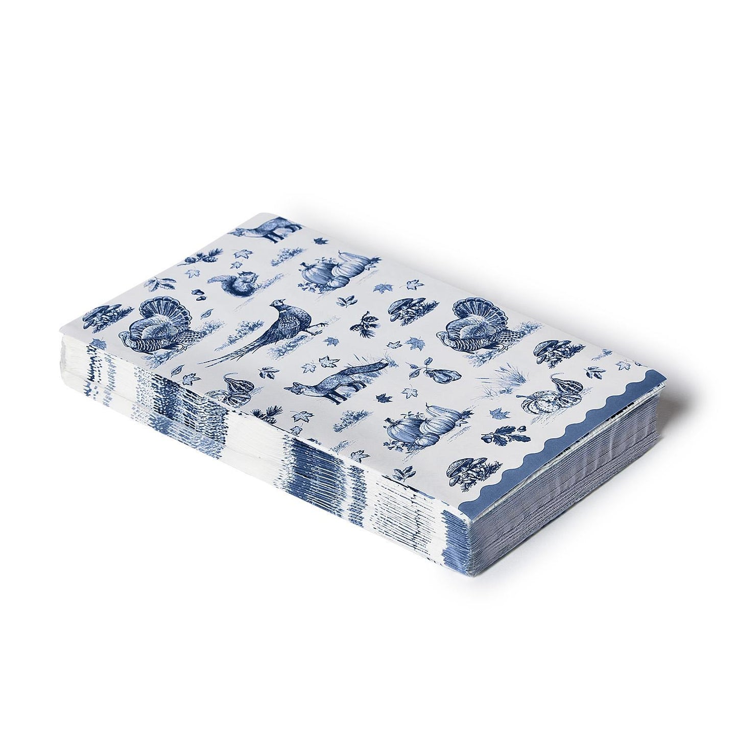 Blue Toile Dinner Guest Napkins