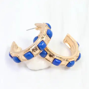 Allie Hammered Gold Earring