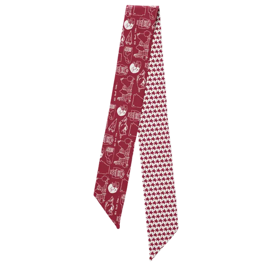 University of Arkansas Skinny Scarf
