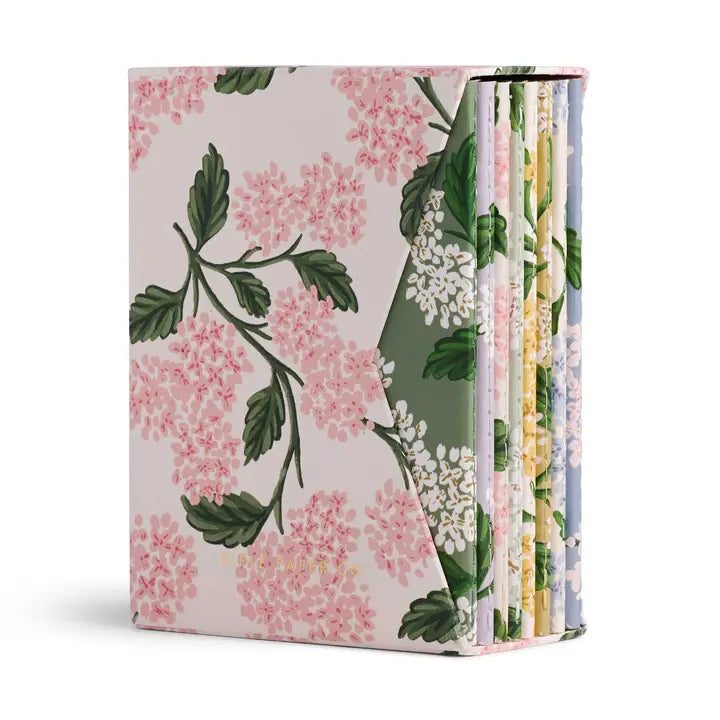 Rifle Paper Hydrangea Pocket Notebook Set