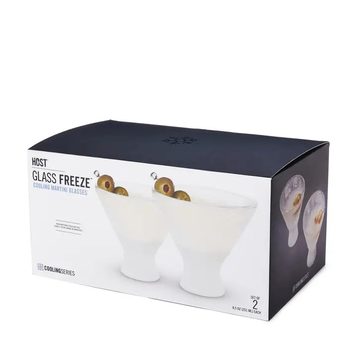 FREEZE Glass Martini Set