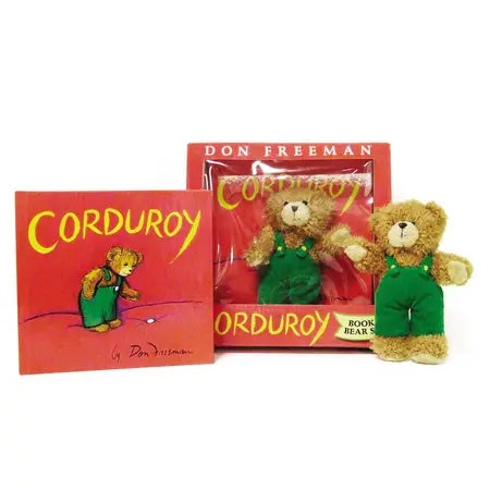 Corduroy Book & Bear Set