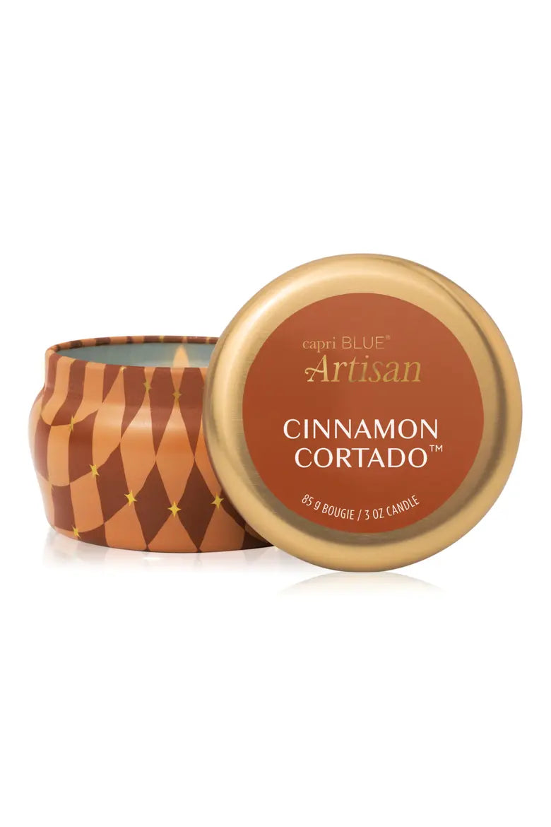Carpri Blue Holiday Bazaar Tin