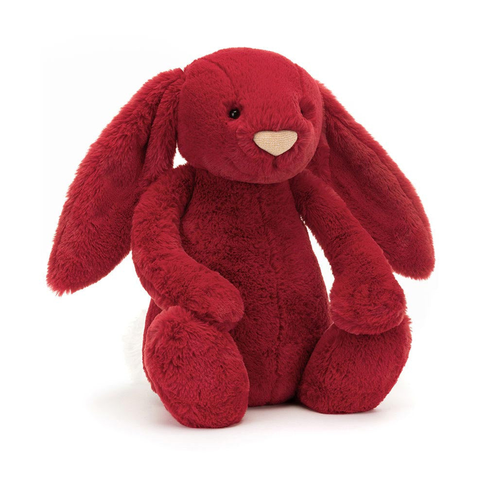 Jellycat Bashful Luxe Bunny Scarlet Big