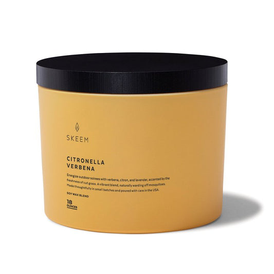 Skeem Aura Triple Wick Citronella Candle