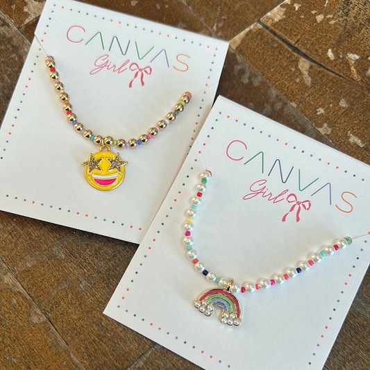 Canvas Style Children's Necklace