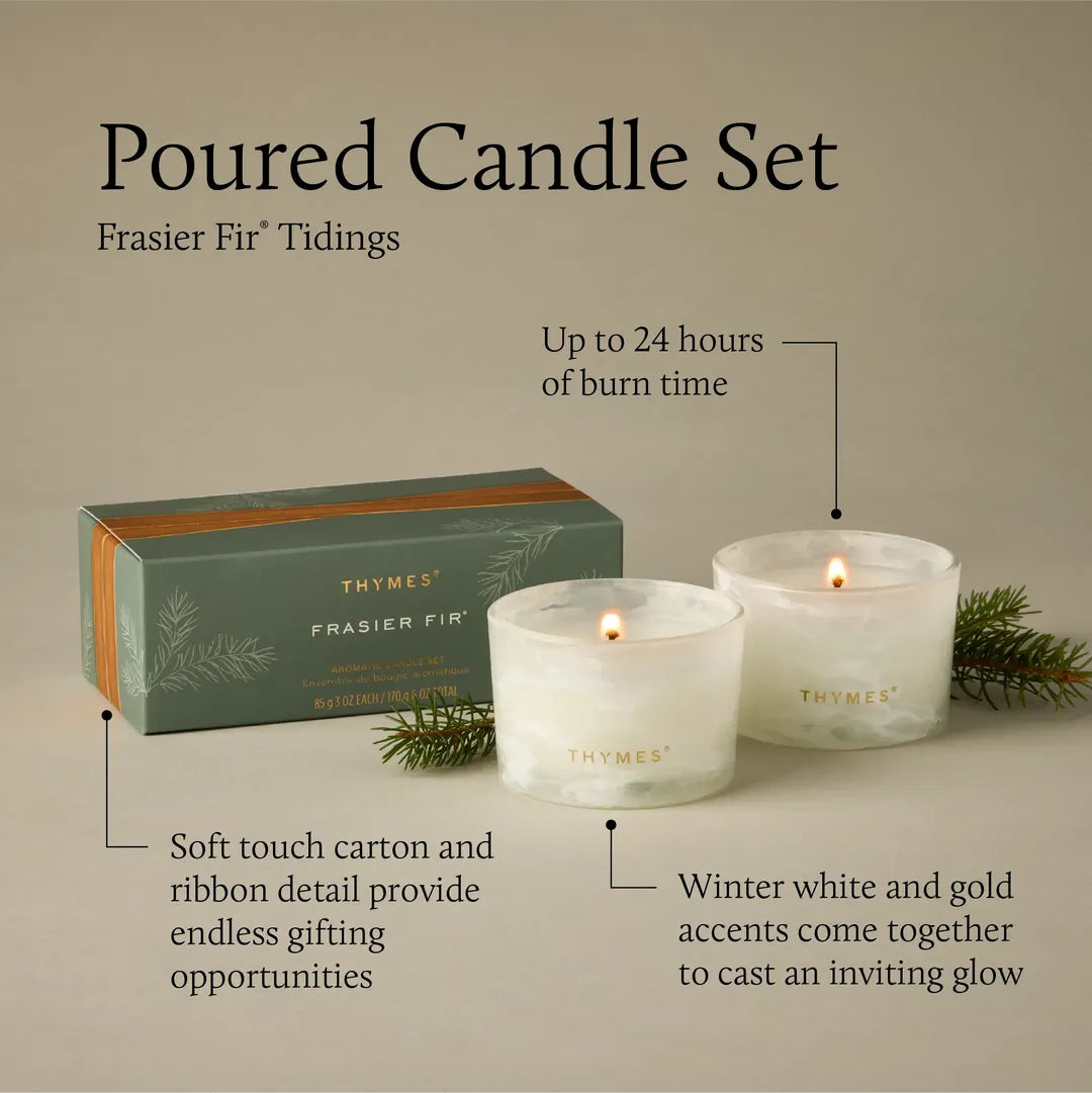 Fraiser Fir Tidings Votive Set