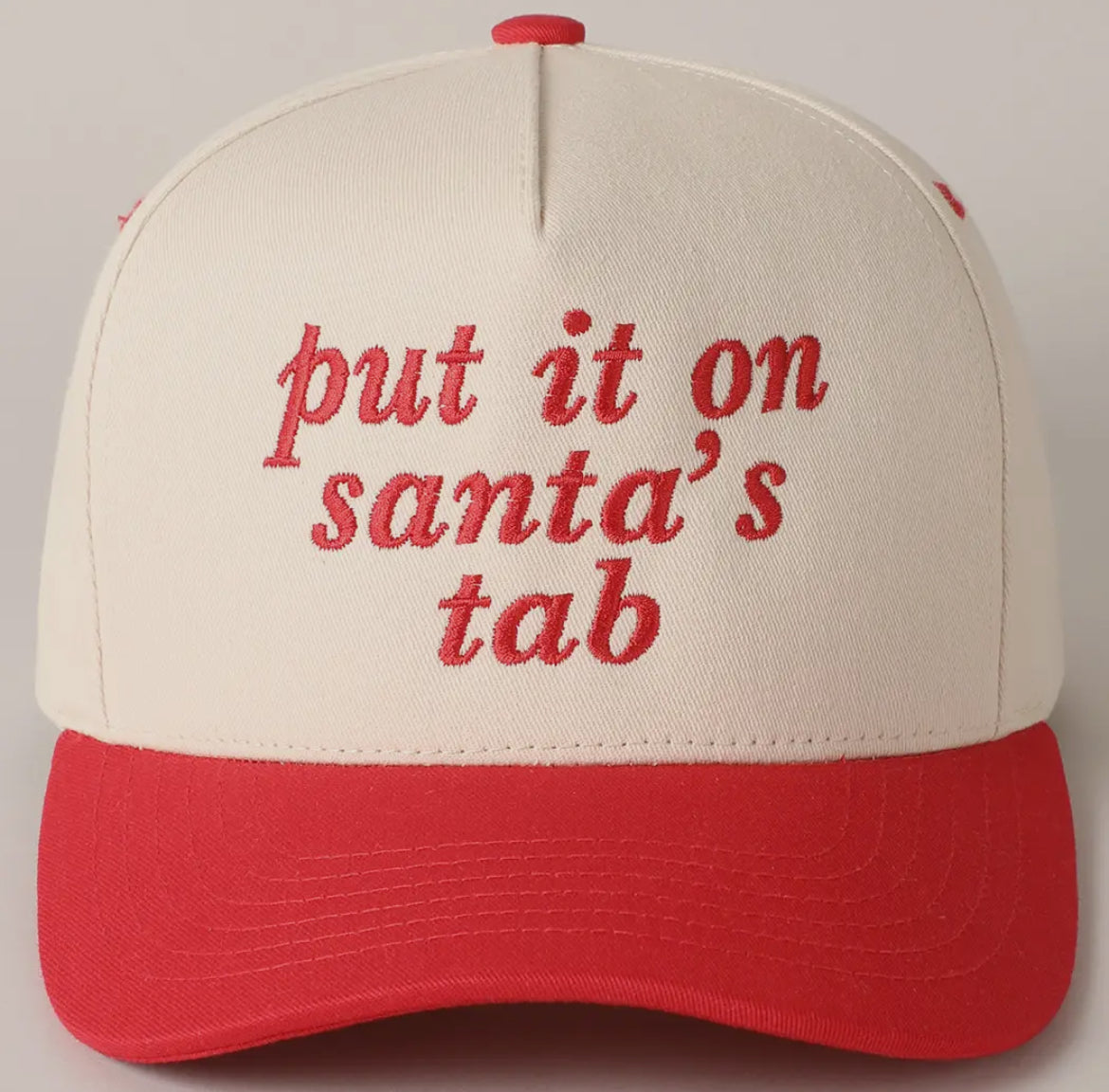 Santa's Tab Baseball Cap