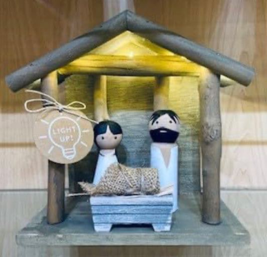 Mudpie light up nativity