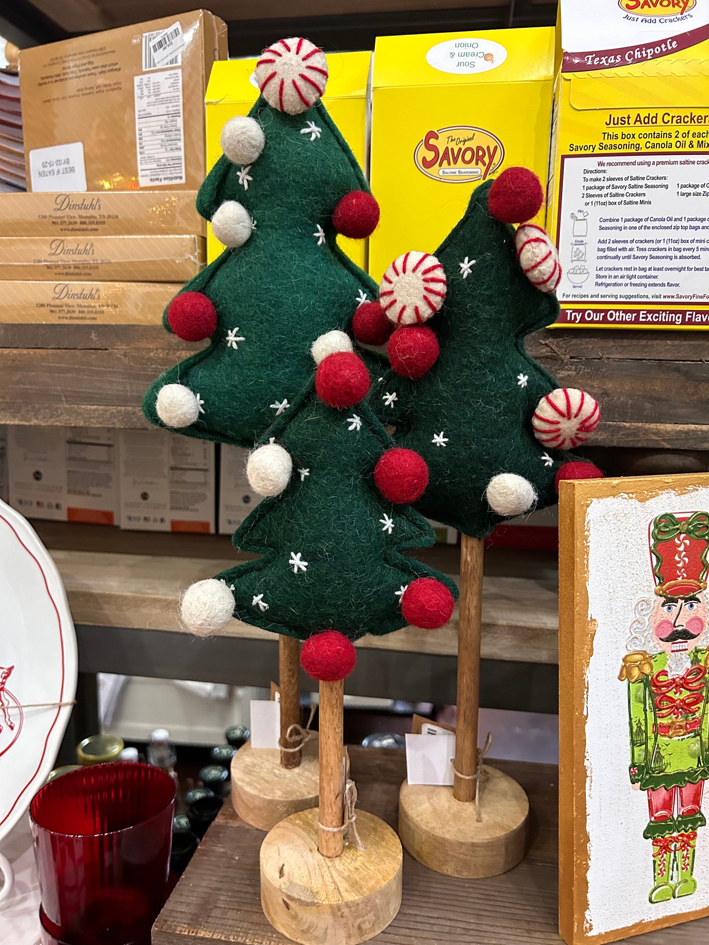 Mudpie Felt Pom Pom Tree Sitter