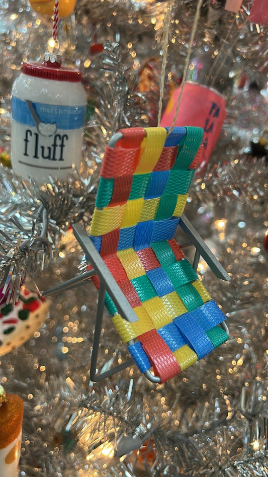 Retro Lawn Chair Ornament