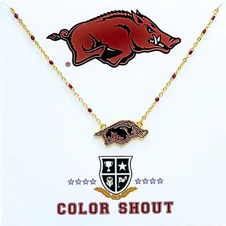 Color Shout College Logo Necklace