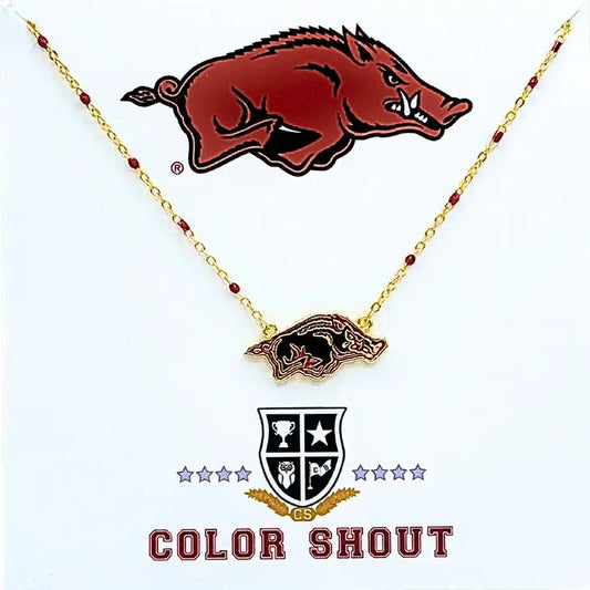 Color Shout College Logo Necklace