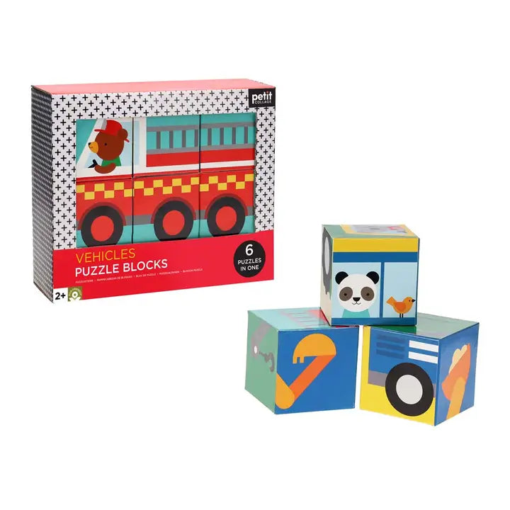 Vehicles Puzzle Blockss