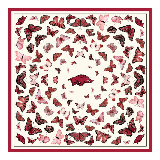 University of Arkansas Silk Scarf