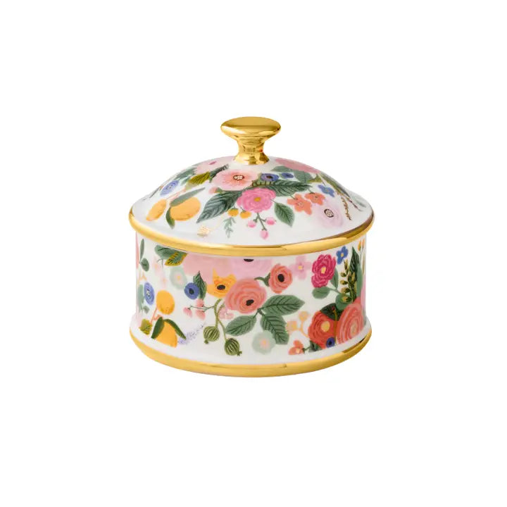 Rifle Paper Garden Party Round Porcelain Box