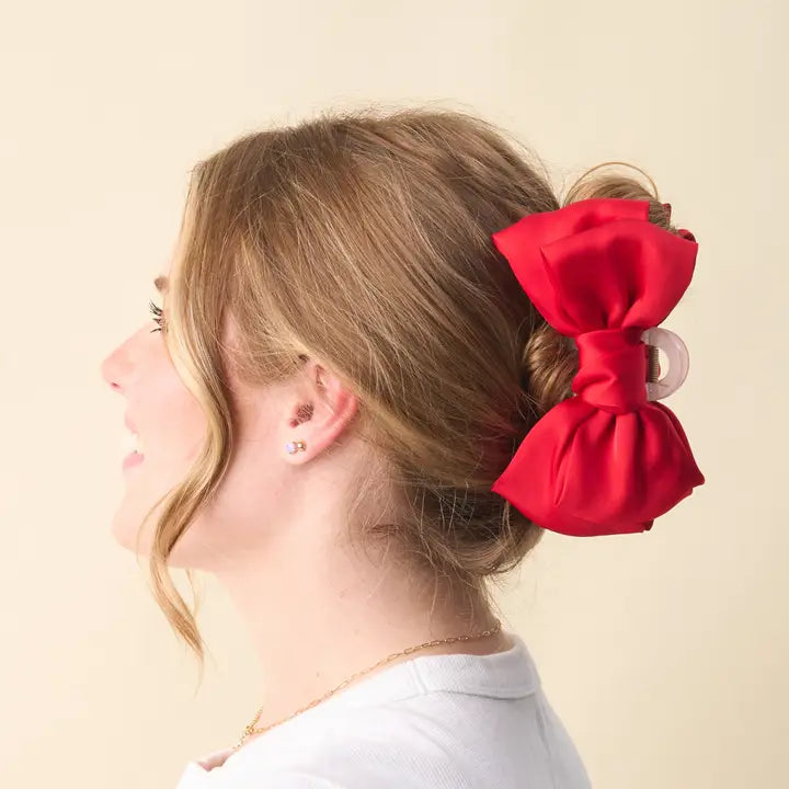 Bow Clip Red
