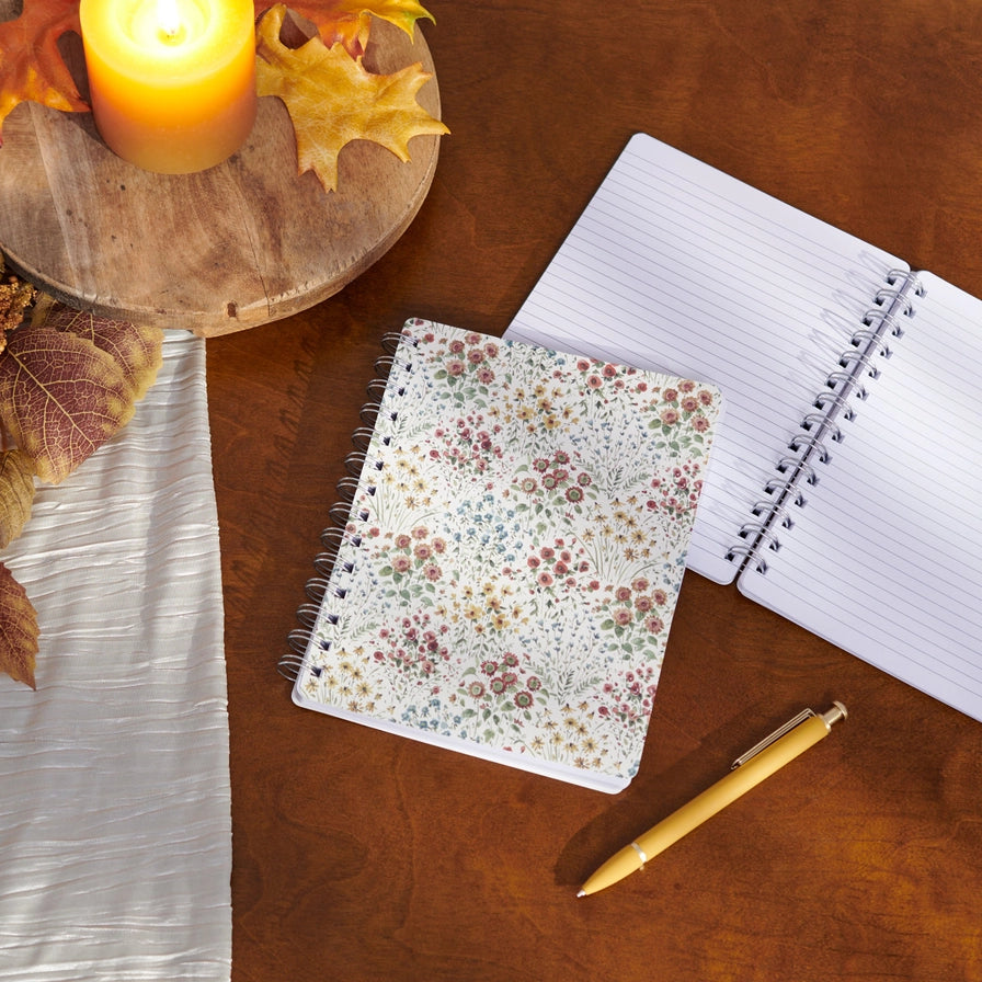 Florals Sprial Notebook