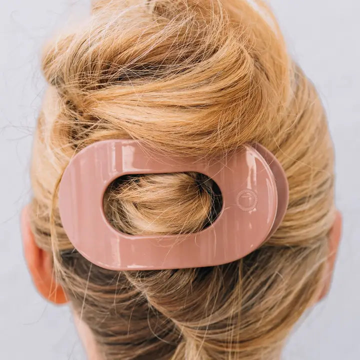 Teleties Large Flat Round Clip