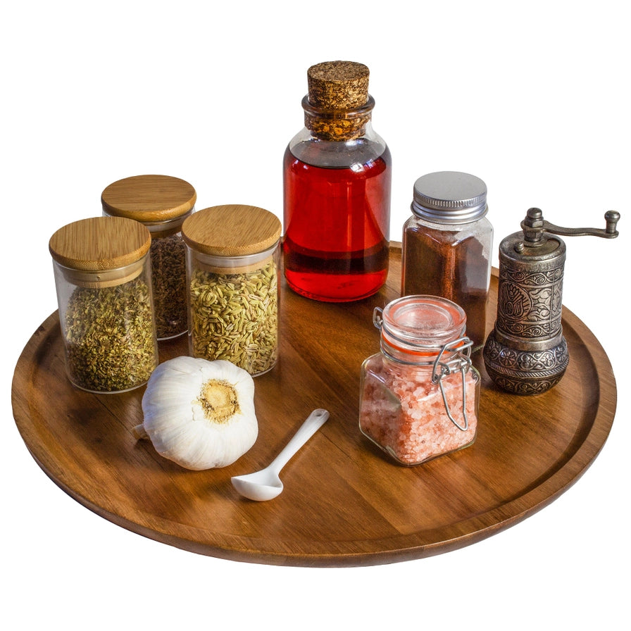 Acacia Wood Lazy Susan