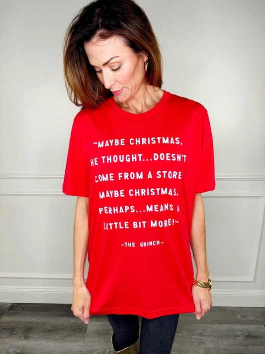 Grinch Quote Tee