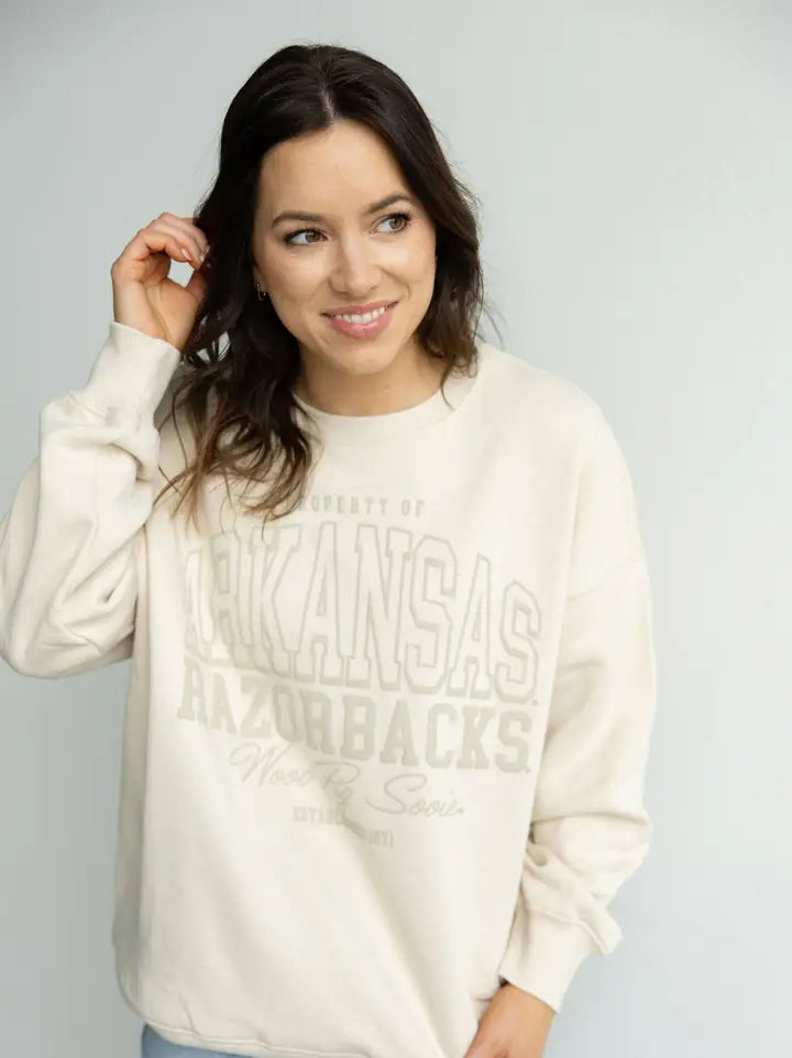 Arkansas Shadow Lantern L/S Tee