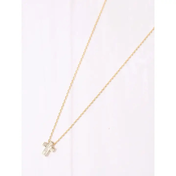 Charmie Petite Cross Necklace