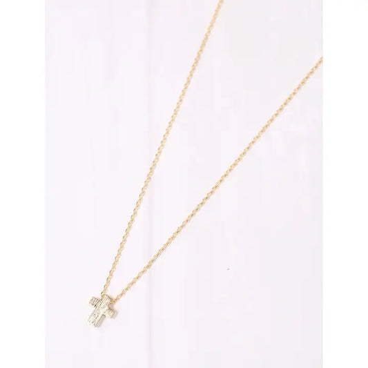 Charmie Petite Cross Necklace