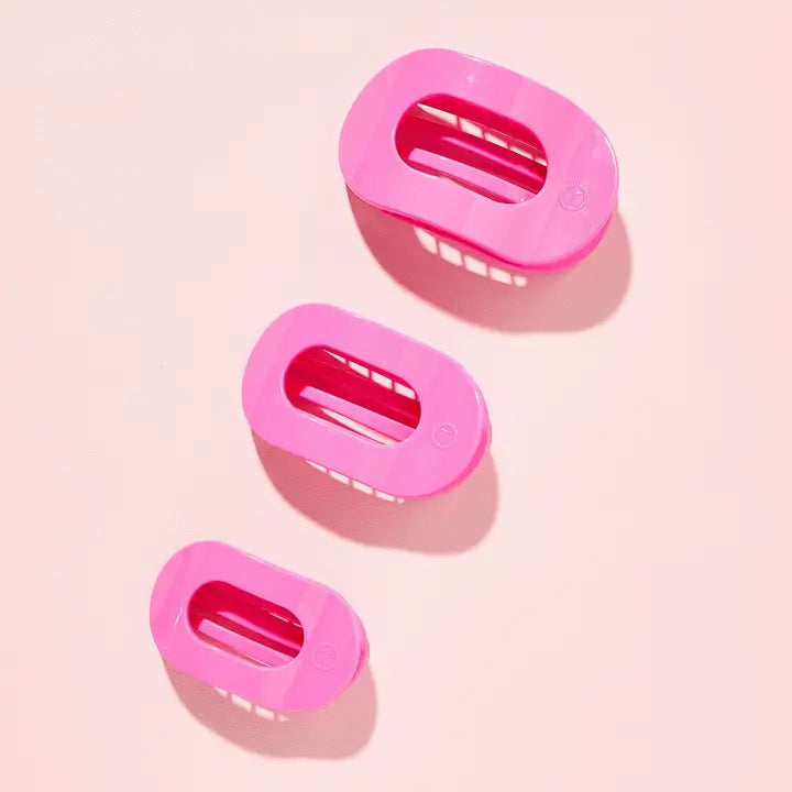 Teleties Large Flat Round Clip