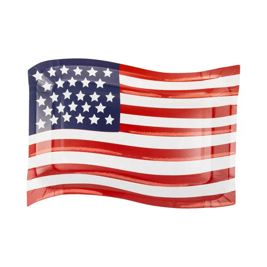 Wavy Flag Plates