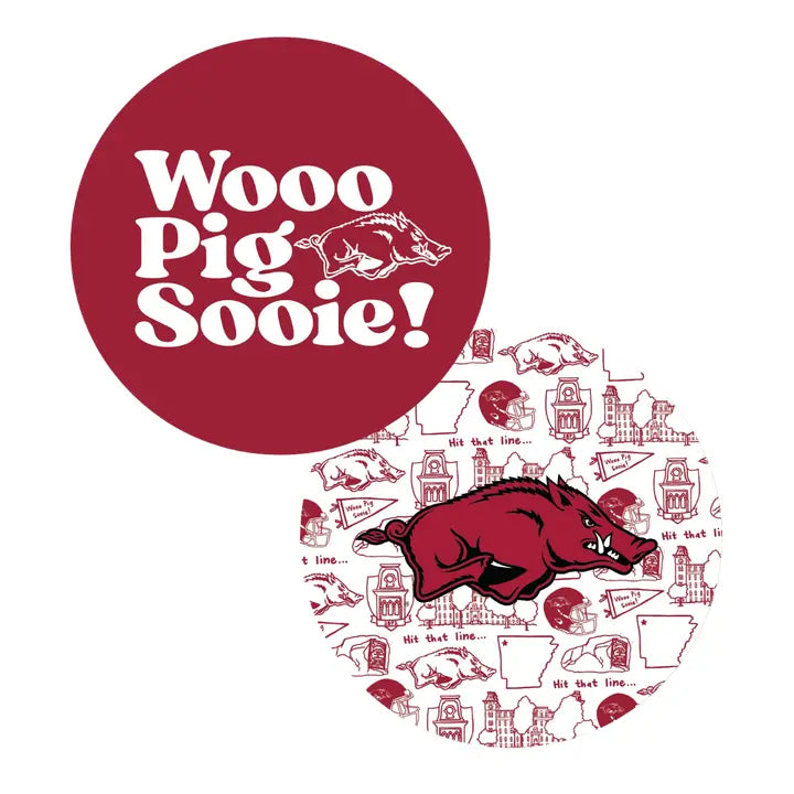 The University of Arkansas Drink Coasters