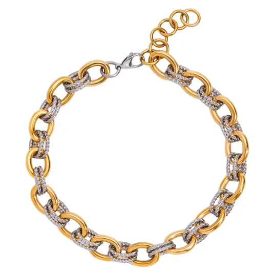 HJane Evelyn Two Toned Necklace