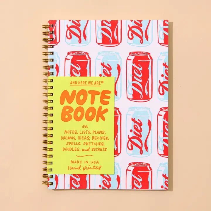 Letterpress Sprial Notebook