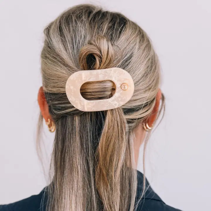 Teleties Small Flat Round Clip