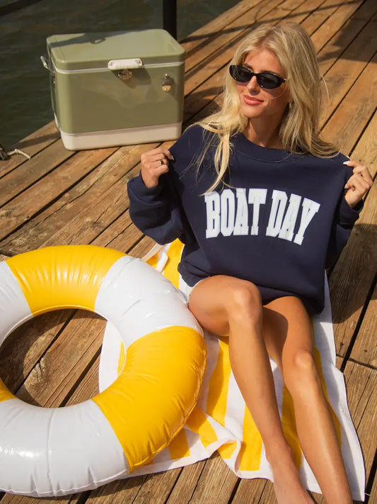 Boat Day Mockneck