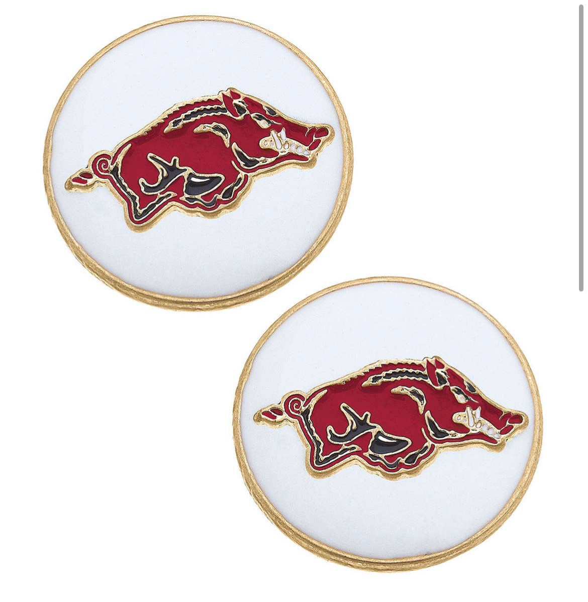 arkansas-stud-enamel-disc-earrings